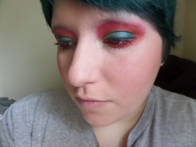 Illustration for article titled Quetzal Inspired Makeup Tutorial!